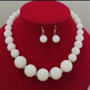 Fashion Jewelry Necklace Earring Set